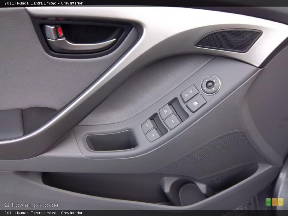 Gray Interior Controls for the 2011 Hyundai Elantra Limited #47690769