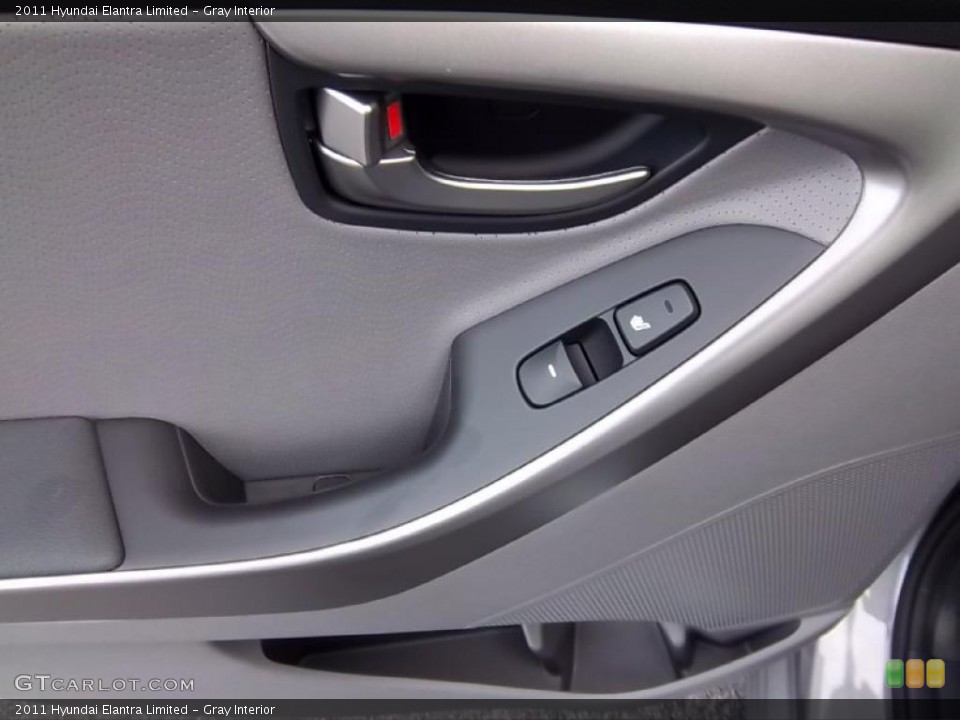Gray Interior Controls for the 2011 Hyundai Elantra Limited #47690853