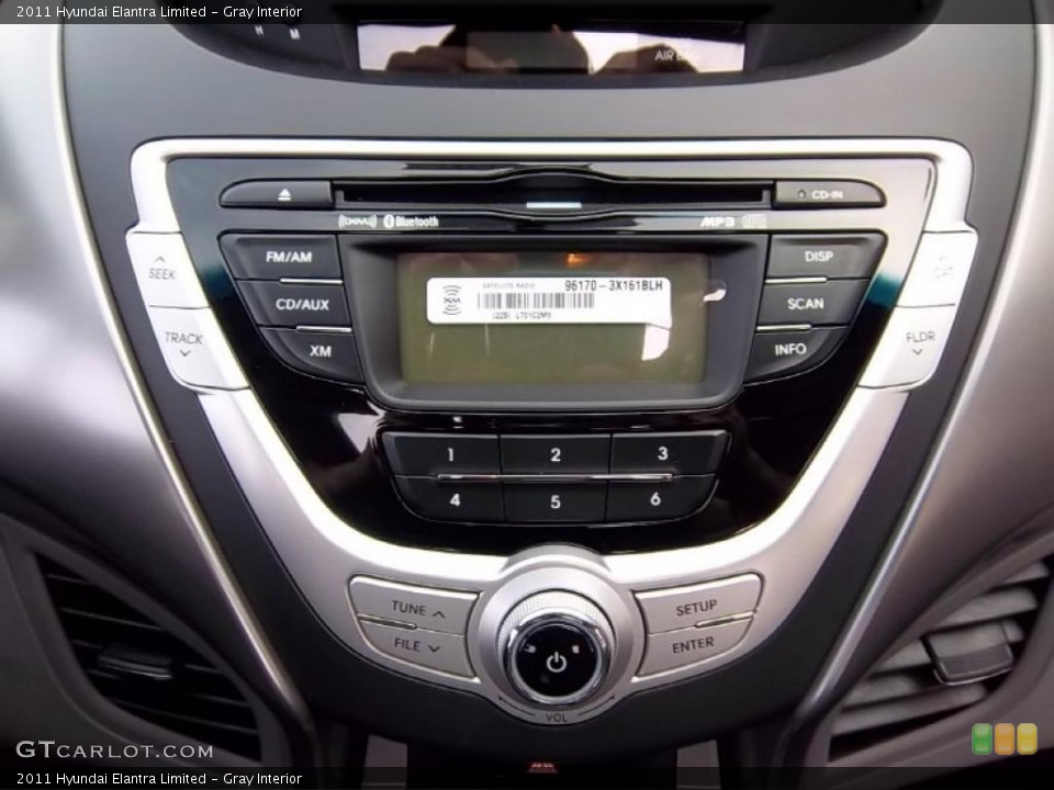 Gray Interior Controls for the 2011 Hyundai Elantra Limited #47690916