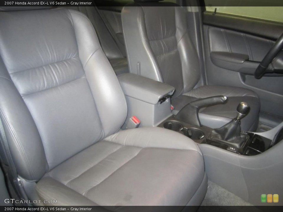 Gray Interior Photo for the 2007 Honda Accord EX-L V6 Sedan #47692845