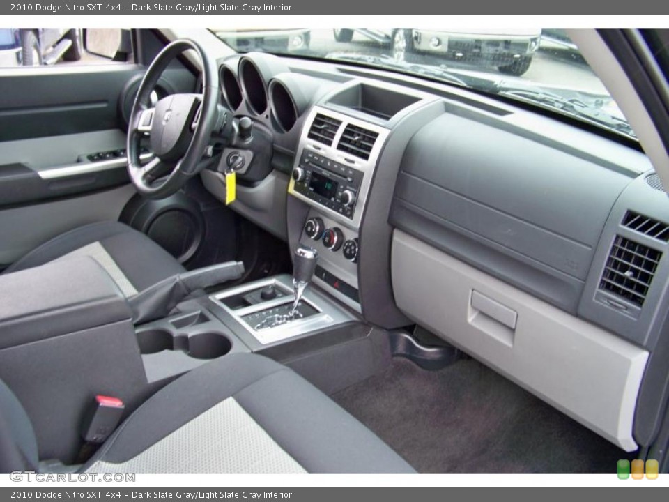 Dark Slate Gray/Light Slate Gray Interior Dashboard for the 2010 Dodge Nitro SXT 4x4 #47693121