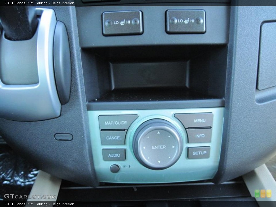 Beige Interior Controls for the 2011 Honda Pilot Touring #47693946