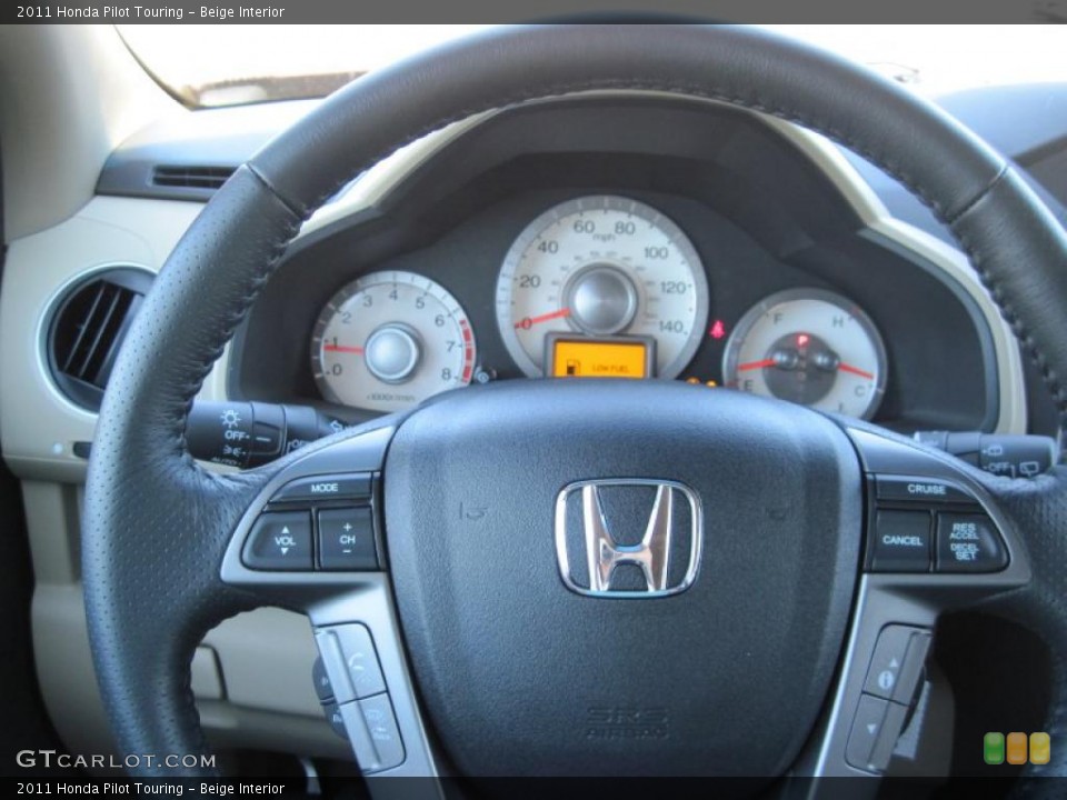 Beige Interior Controls for the 2011 Honda Pilot Touring #47693955