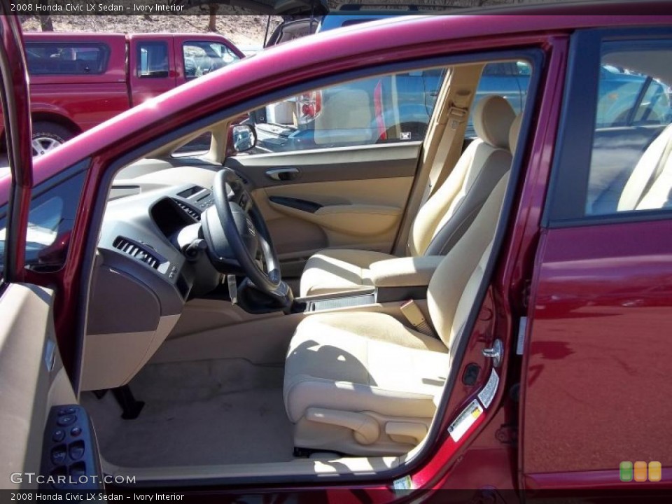 Ivory Interior Photo for the 2008 Honda Civic LX Sedan #47694435