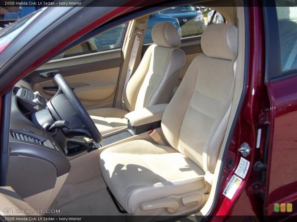 Ivory Interior Photo for the 2008 Honda Civic LX Sedan #47694450
