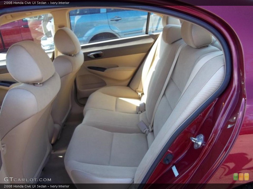 Ivory Interior Photo for the 2008 Honda Civic LX Sedan #47694477