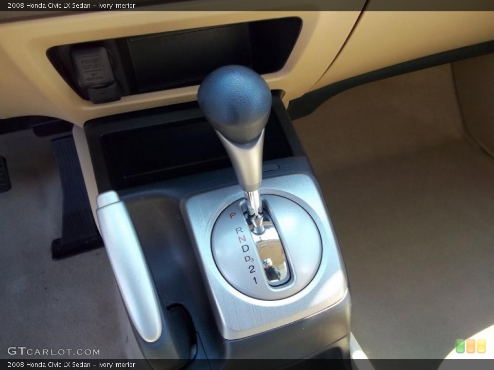 Ivory Interior Transmission for the 2008 Honda Civic LX Sedan #47694570