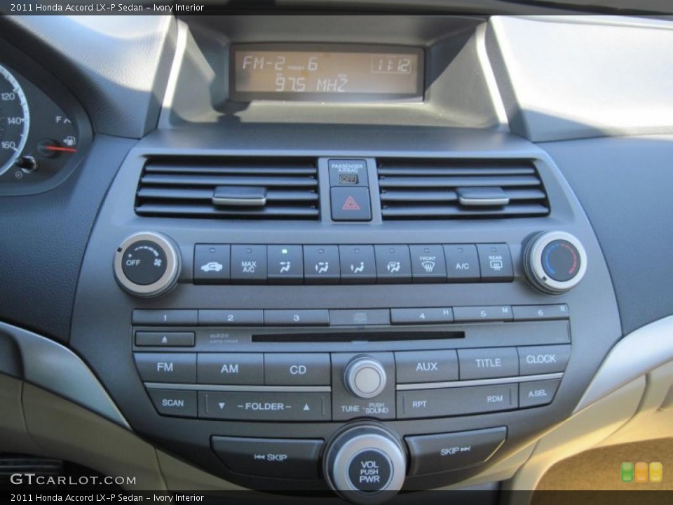 Ivory Interior Controls for the 2011 Honda Accord LX-P Sedan #47695407