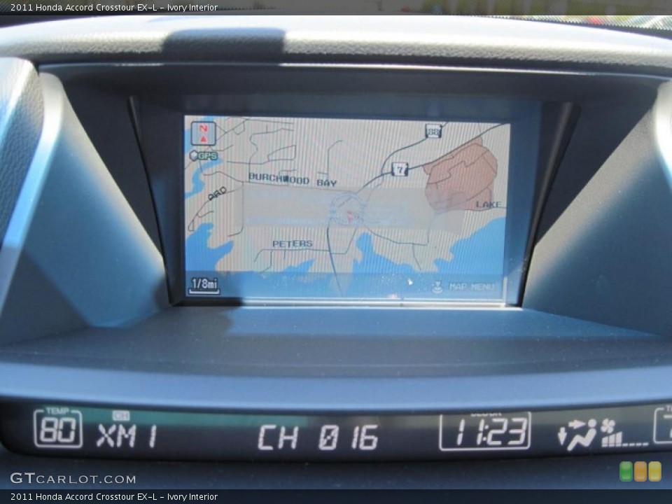 Ivory Interior Navigation for the 2011 Honda Accord Crosstour EX-L #47695665