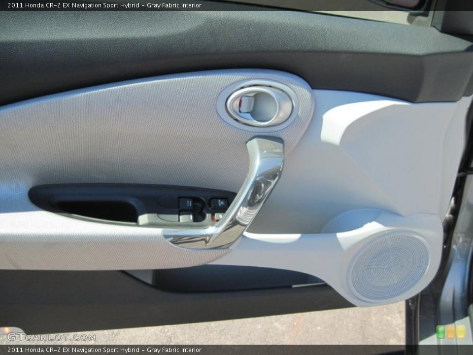 Gray Fabric Interior Door Panel for the 2011 Honda CR-Z EX Navigation Sport Hybrid #47695860