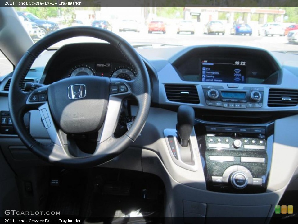 Gray Interior Dashboard for the 2011 Honda Odyssey EX-L #47696445