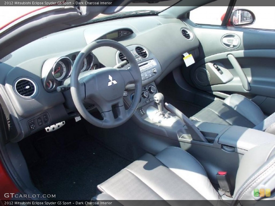 Dark Charcoal Interior Photo for the 2012 Mitsubishi Eclipse Spyder GS Sport #47700765