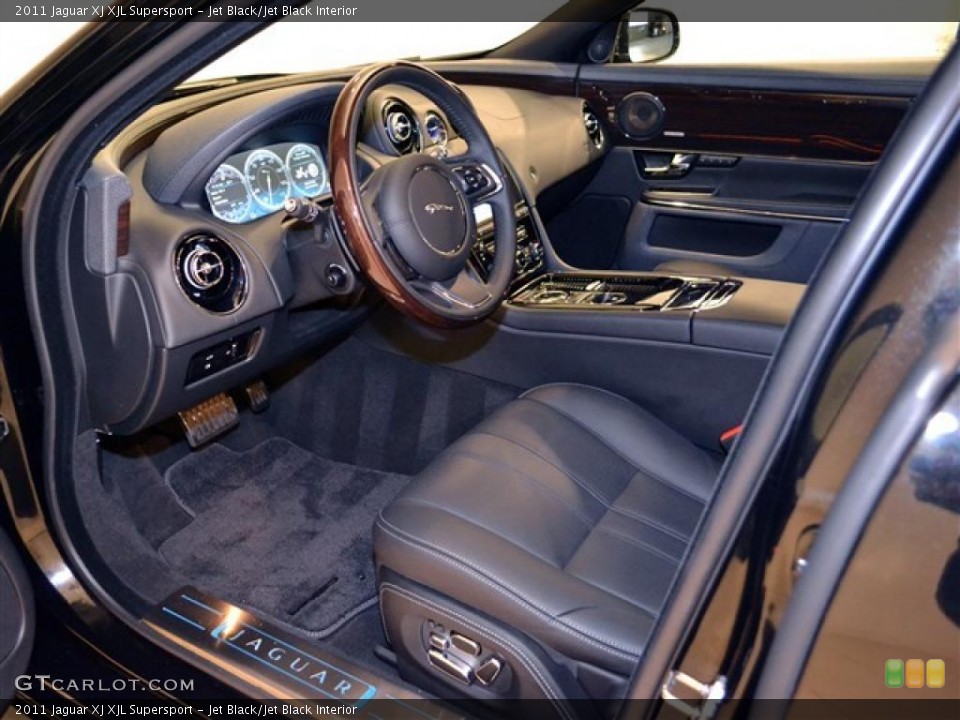 Jet Black/Jet Black Interior Photo for the 2011 Jaguar XJ XJL Supersport #47703377