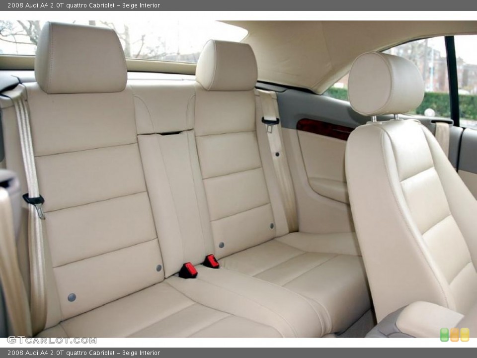 Beige Interior Photo for the 2008 Audi A4 2.0T quattro Cabriolet #47706706
