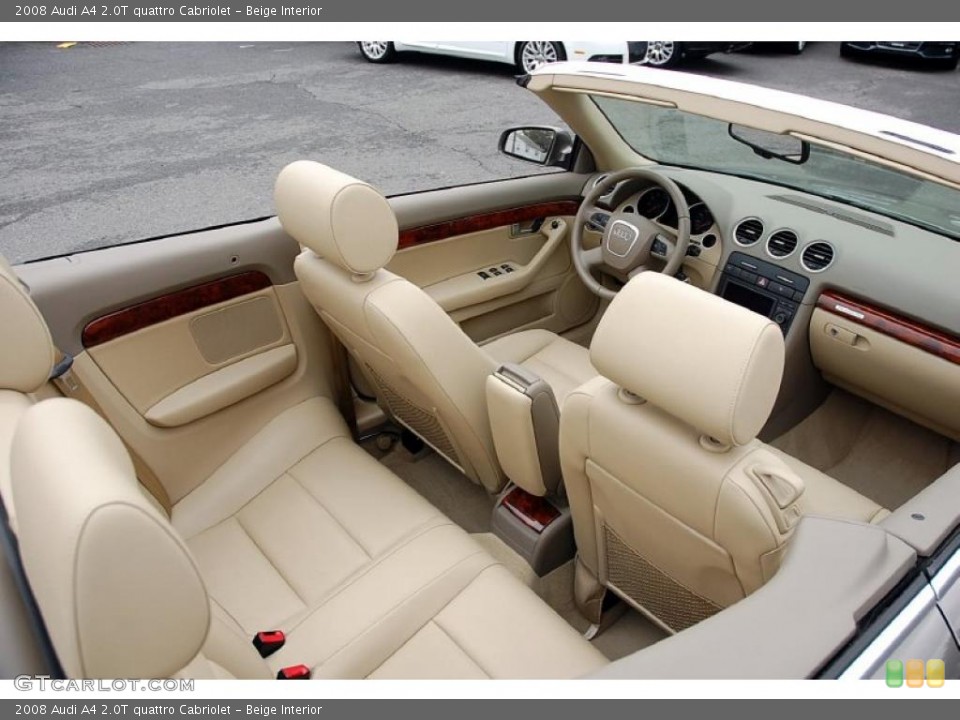 Beige Interior Photo for the 2008 Audi A4 2.0T quattro Cabriolet #47706895