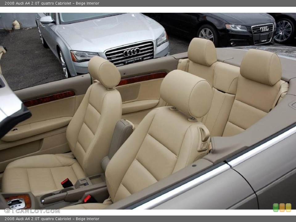 Beige Interior Photo for the 2008 Audi A4 2.0T quattro Cabriolet #47706919