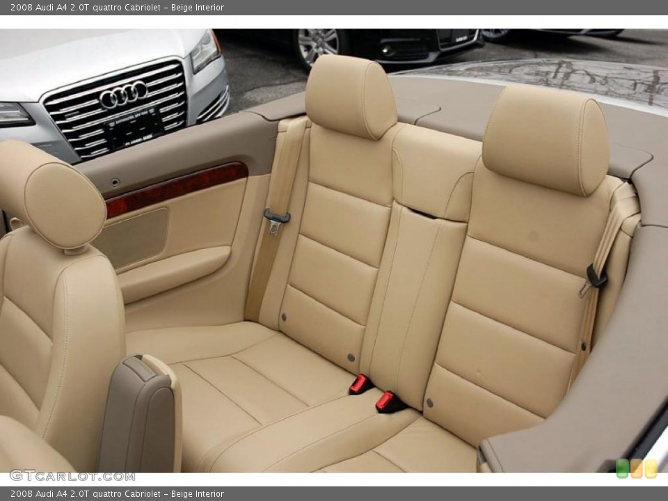 Beige Interior Photo for the 2008 Audi A4 2.0T quattro Cabriolet #47706928