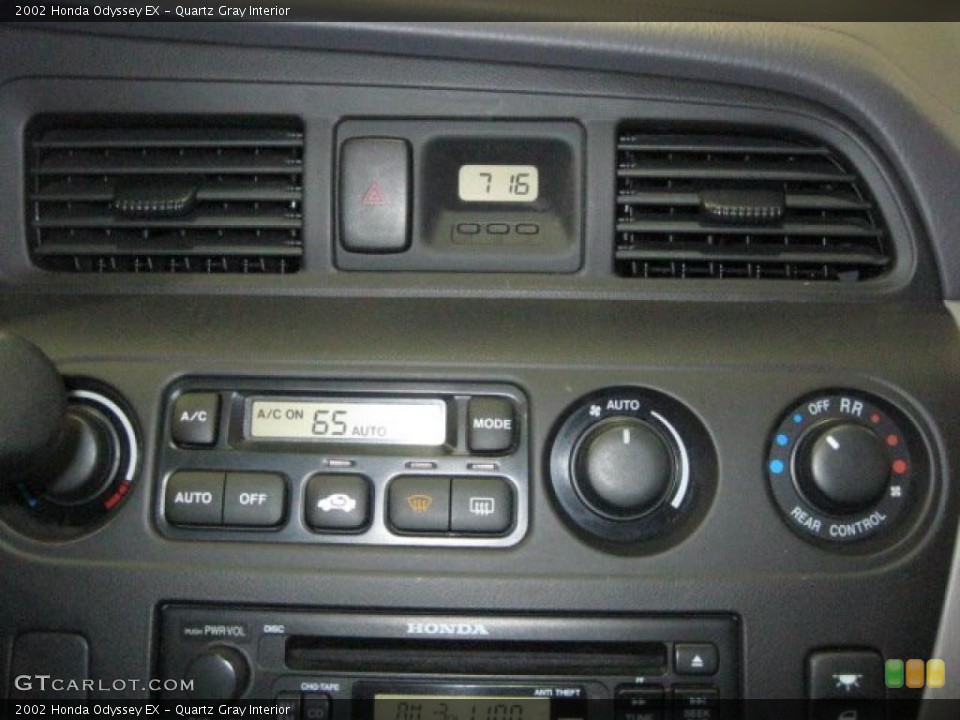 Quartz Gray Interior Controls for the 2002 Honda Odyssey EX #47707402