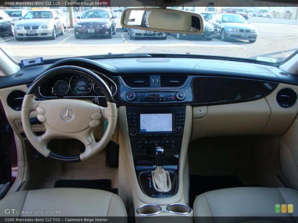 Cashmere Beige Interior Dashboard for the 2006 Mercedes-Benz CLS 500 #47708054