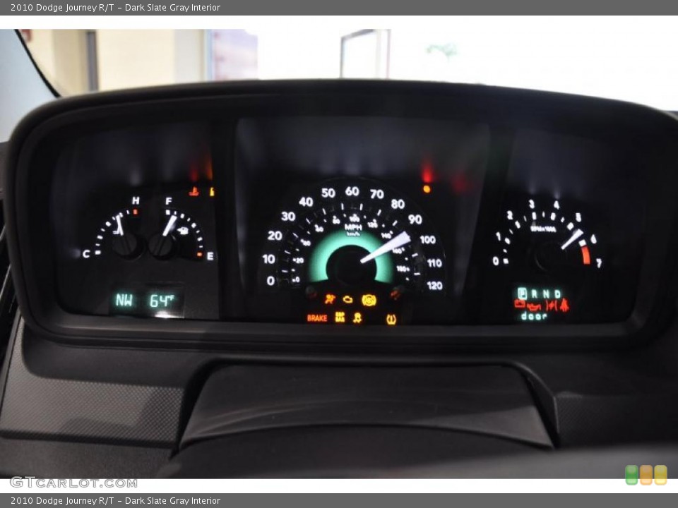 Dark Slate Gray Interior Gauges for the 2010 Dodge Journey R/T #47708285