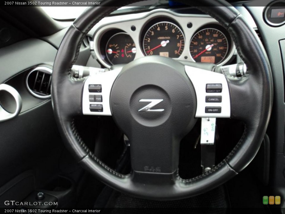 Charcoal Interior Steering Wheel for the 2007 Nissan 350Z Touring Roadster #47708453