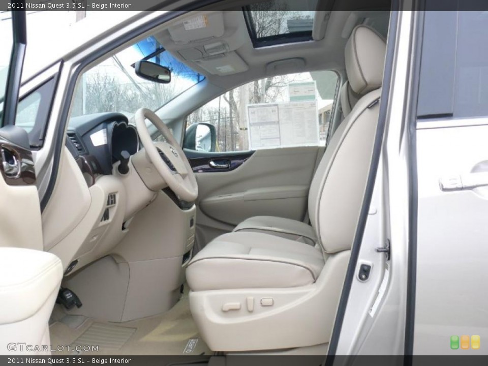 Beige Interior Photo for the 2011 Nissan Quest 3.5 SL #47708579
