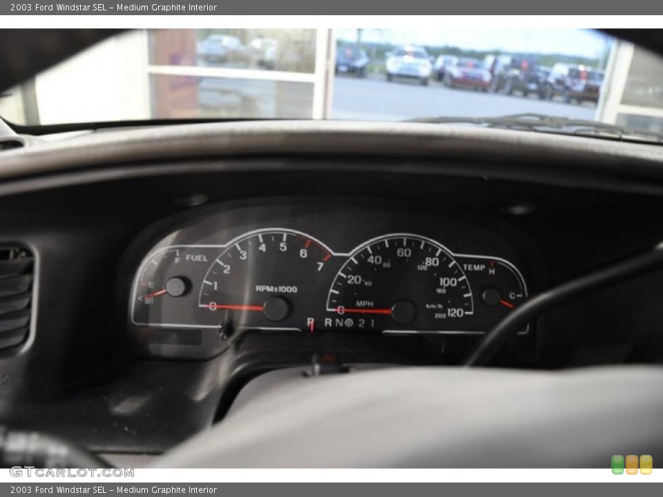 Medium Graphite Interior Gauges for the 2003 Ford Windstar SEL #47708909