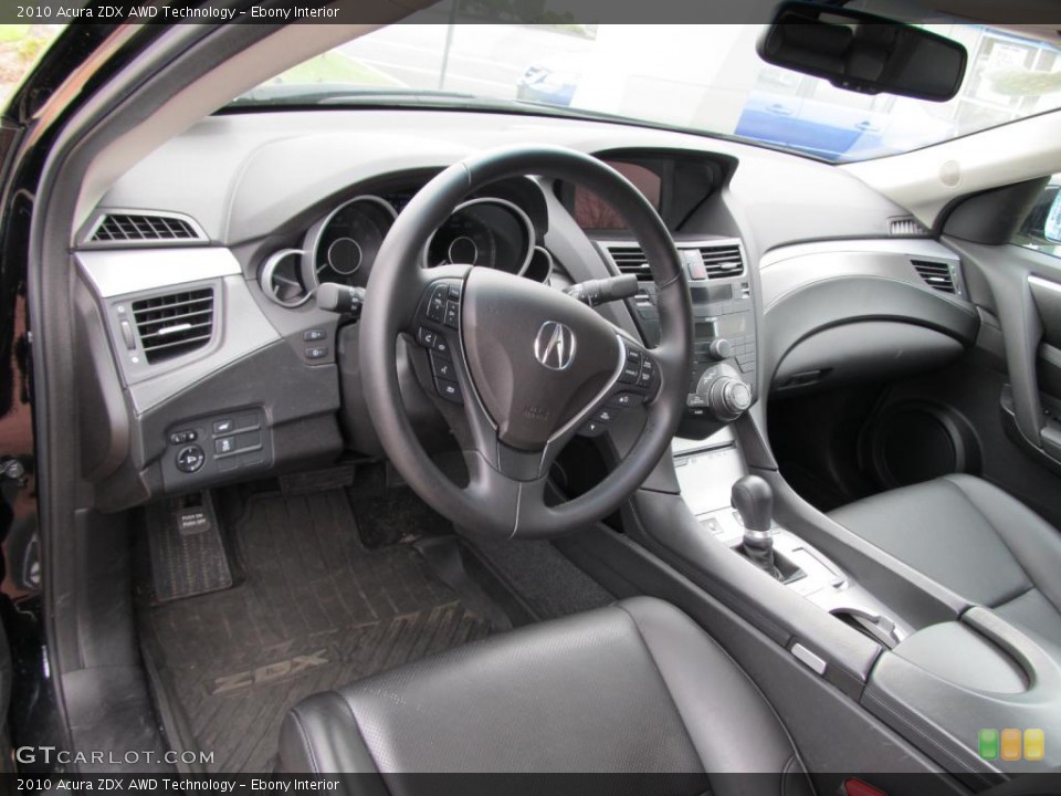 Ebony Interior Photo for the 2010 Acura ZDX AWD Technology #47708969