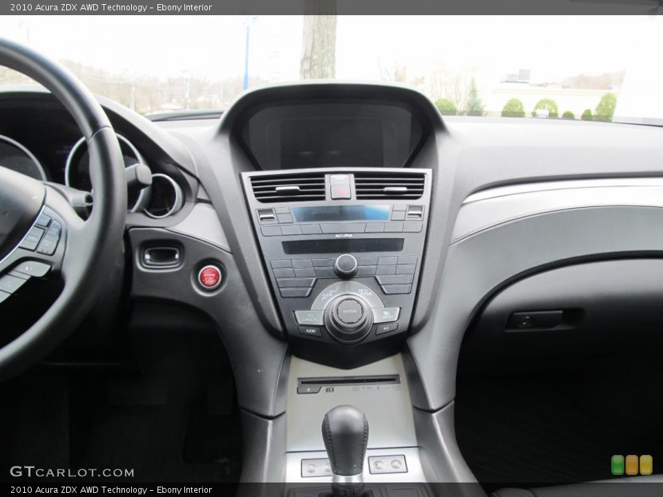 Ebony Interior Controls for the 2010 Acura ZDX AWD Technology #47709023