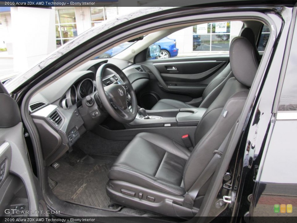 Ebony Interior Photo for the 2010 Acura ZDX AWD Technology #47709131