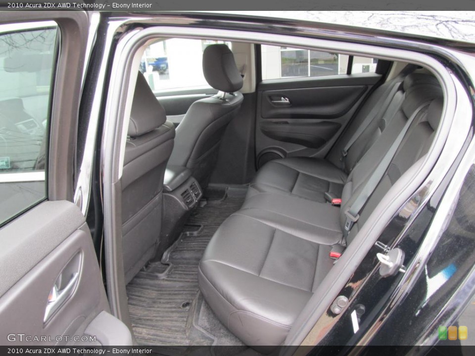Ebony Interior Photo for the 2010 Acura ZDX AWD Technology #47709146