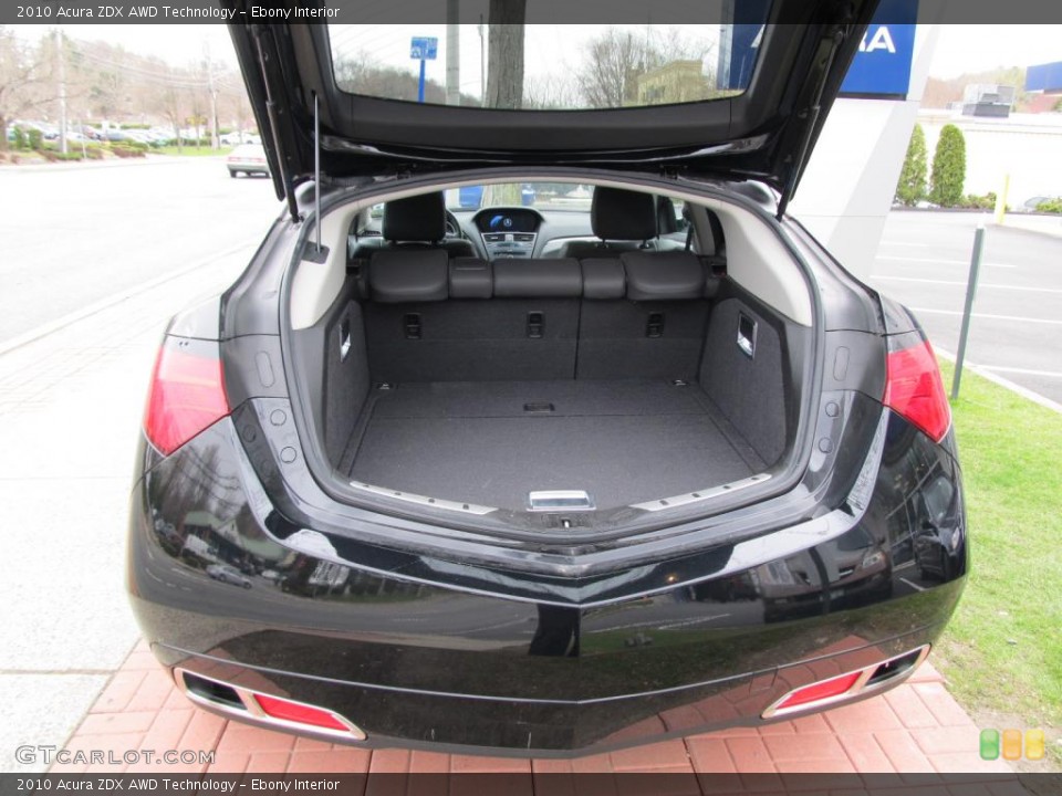 Ebony Interior Trunk for the 2010 Acura ZDX AWD Technology #47709161