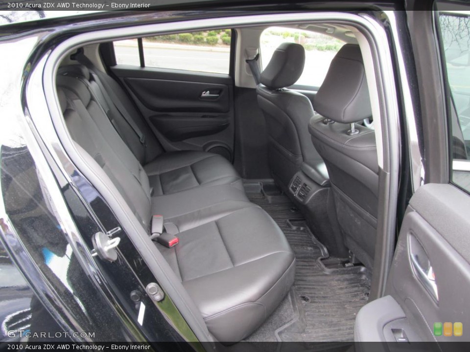 Ebony Interior Photo for the 2010 Acura ZDX AWD Technology #47709179