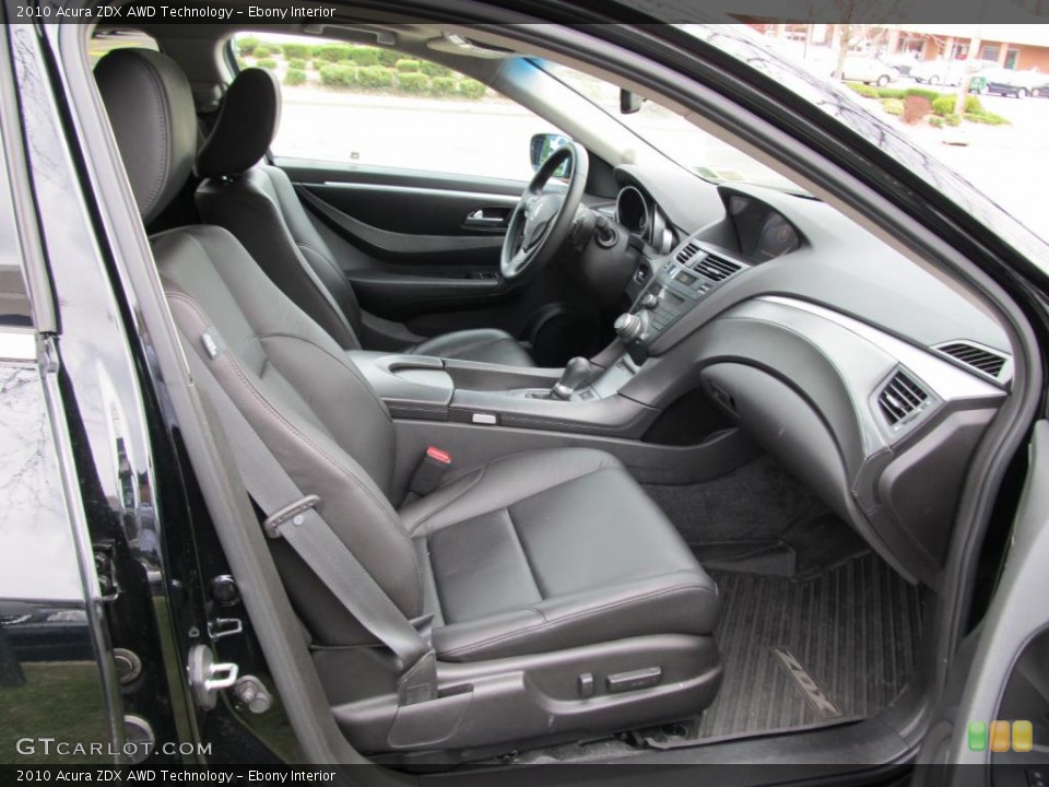 Ebony Interior Photo for the 2010 Acura ZDX AWD Technology #47709194