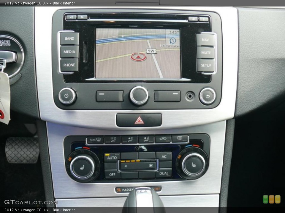 Black Interior Navigation for the 2012 Volkswagen CC Lux #47709749