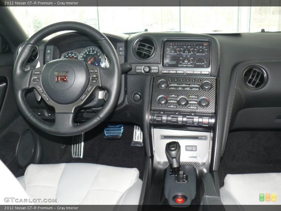 Gray Interior Dashboard for the 2012 Nissan GT-R Premium #47709968