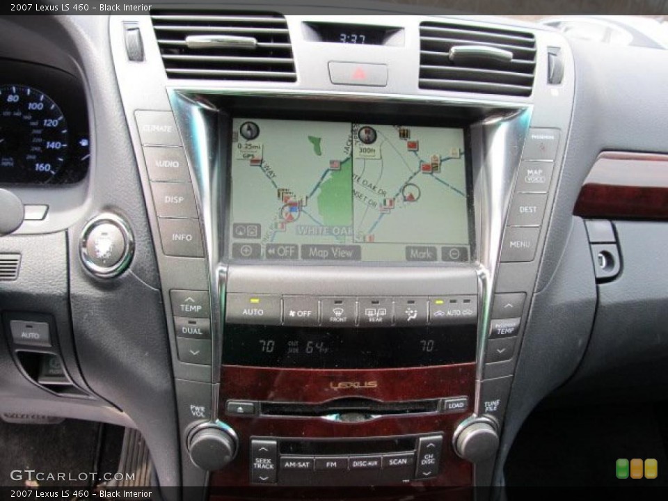 Black Interior Navigation for the 2007 Lexus LS 460 #47711664