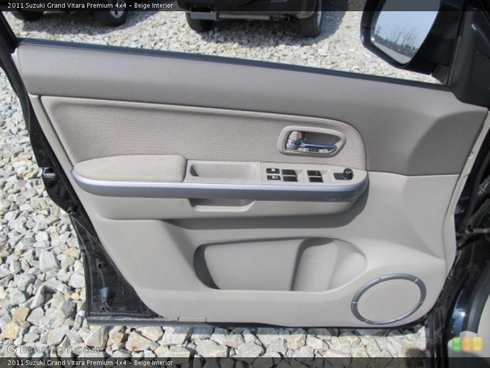 Beige Interior Door Panel for the 2011 Suzuki Grand Vitara Premium 4x4 #47712084