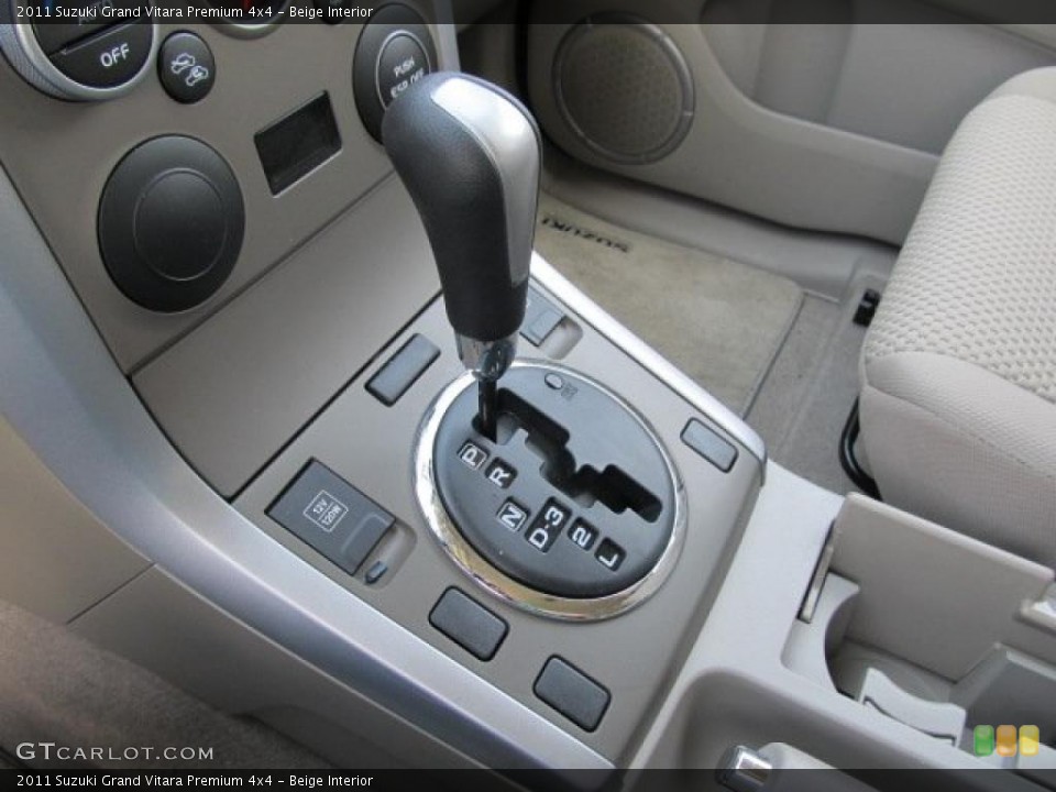 Beige Interior Transmission for the 2011 Suzuki Grand Vitara Premium 4x4 #47712108