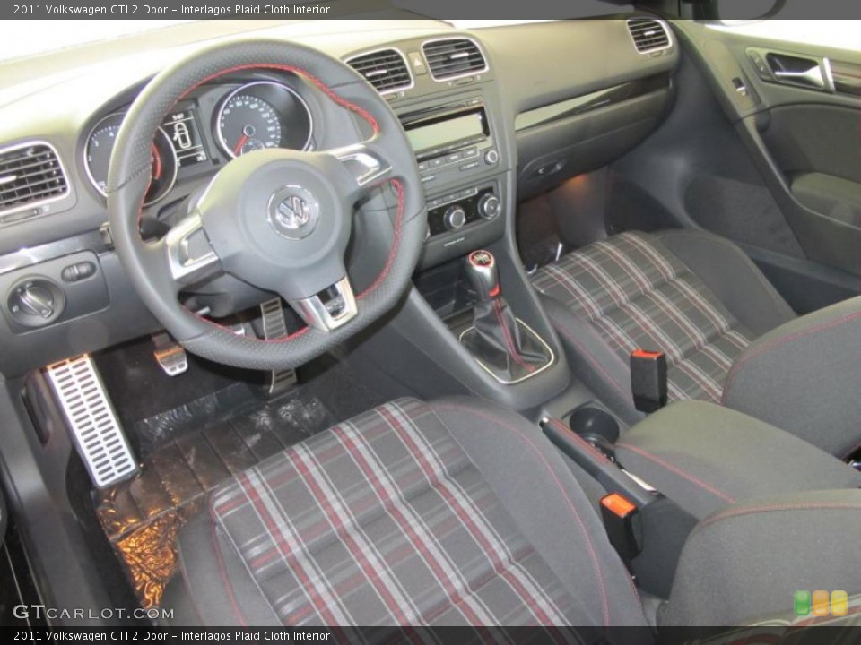 Interlagos Plaid Cloth Interior Photo for the 2011 Volkswagen GTI 2 Door #47712615
