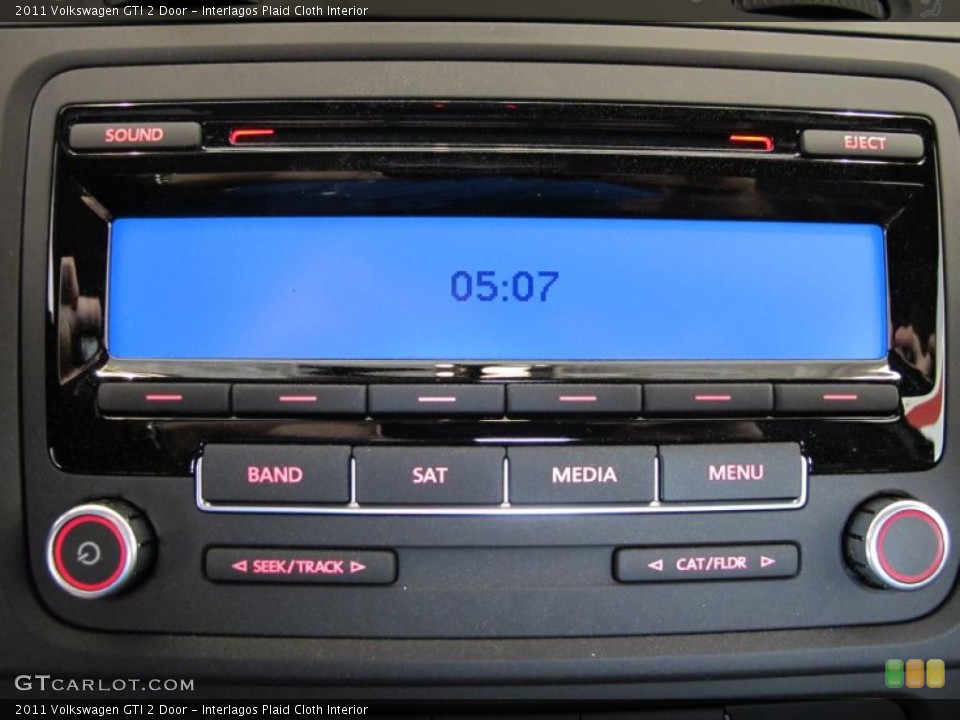 Interlagos Plaid Cloth Interior Controls for the 2011 Volkswagen GTI 2 Door #47712657