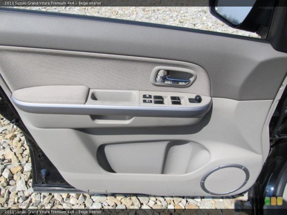Beige Interior Door Panel for the 2011 Suzuki Grand Vitara Premium 4x4 #47712981