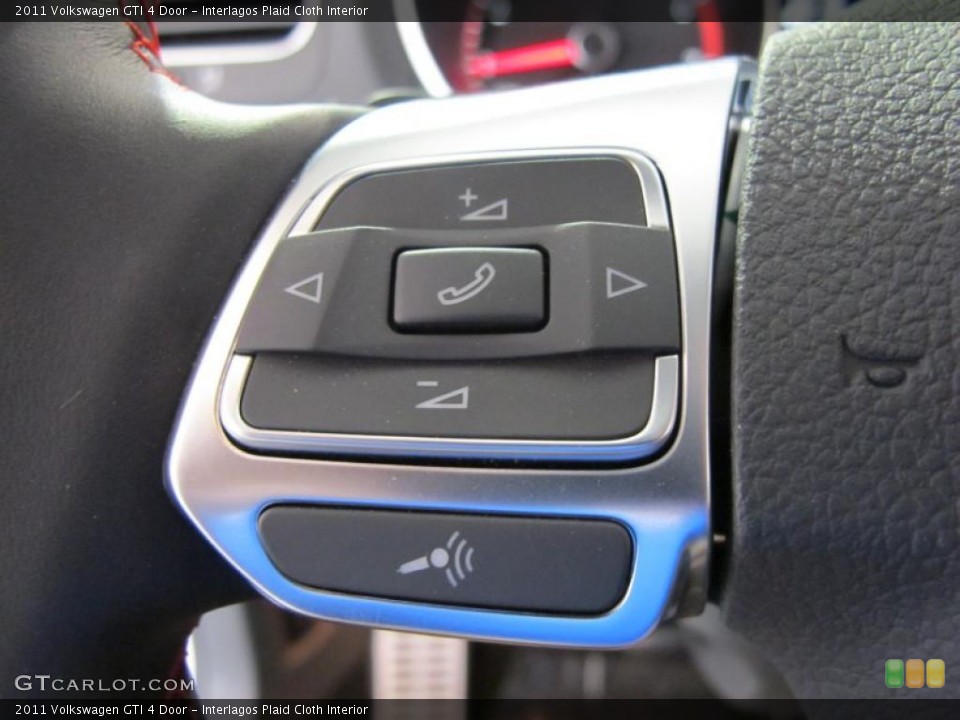Interlagos Plaid Cloth Interior Controls for the 2011 Volkswagen GTI 4 Door #47713332