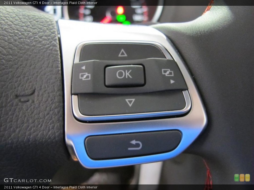 Interlagos Plaid Cloth Interior Controls for the 2011 Volkswagen GTI 4 Door #47713344