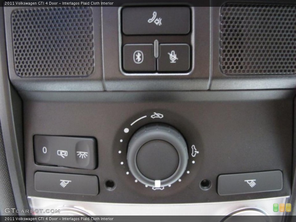 Interlagos Plaid Cloth Interior Controls for the 2011 Volkswagen GTI 4 Door #47713404