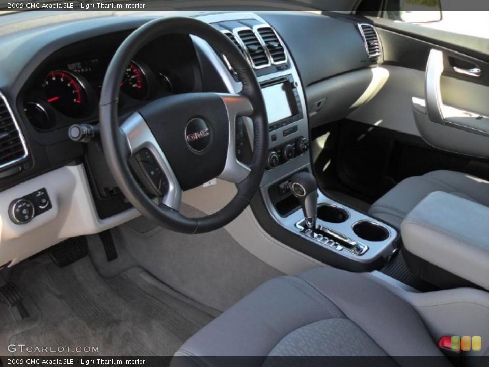 Light Titanium Interior Prime Interior for the 2009 GMC Acadia SLE #47713605