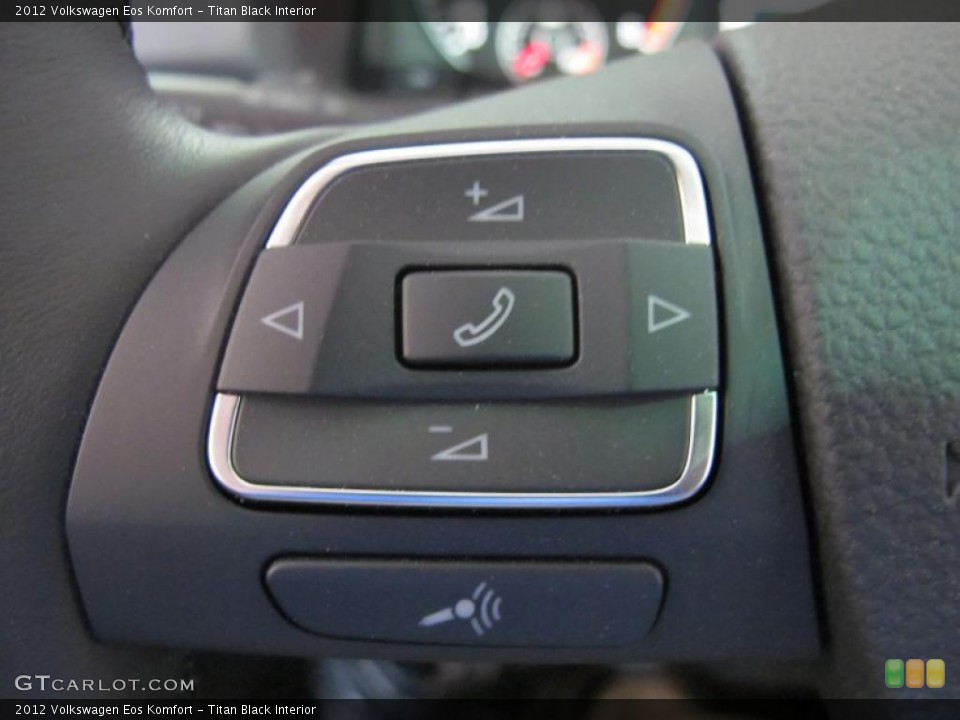Titan Black Interior Controls for the 2012 Volkswagen Eos Komfort #47714649