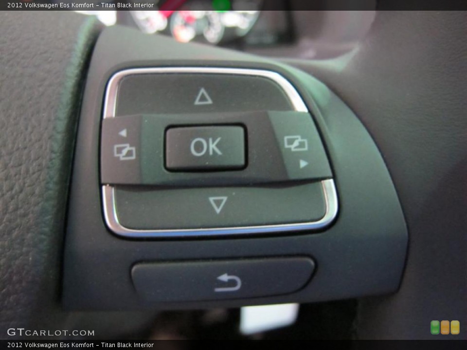 Titan Black Interior Controls for the 2012 Volkswagen Eos Komfort #47714664