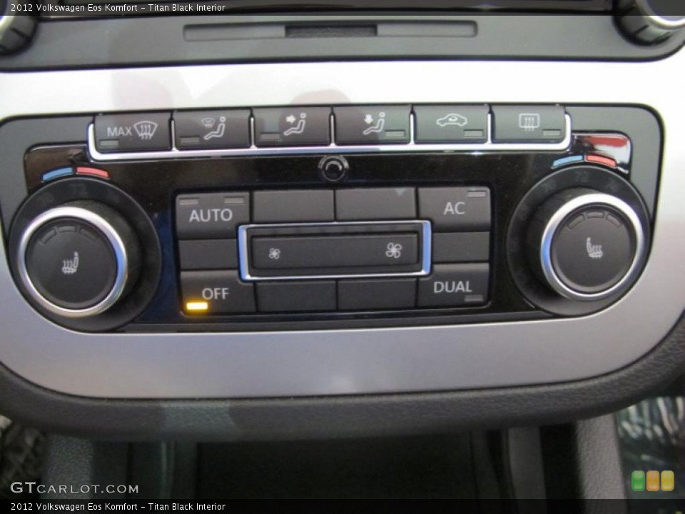 Titan Black Interior Controls for the 2012 Volkswagen Eos Komfort #47714709