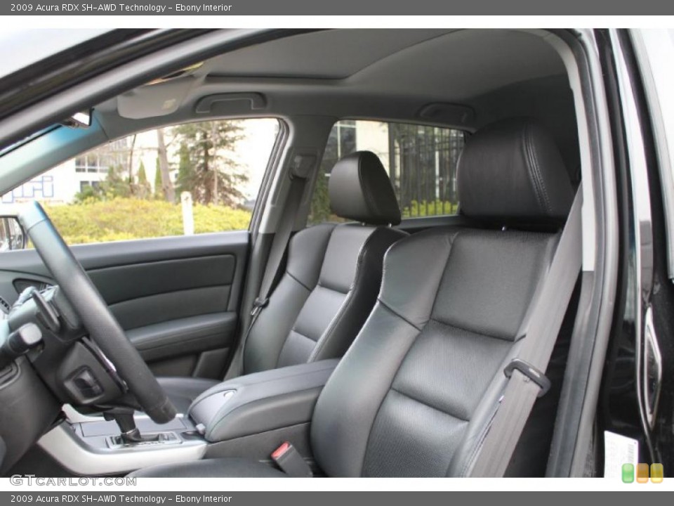 Ebony Interior Photo for the 2009 Acura RDX SH-AWD Technology #47714892